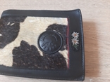 Кожаный женский кошелек от известного брендам Michel Jordi оригинал в отличном состоянии, фото №3