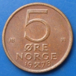 Норвегия 5 ере 1978, фото №2