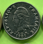 Французская Полинезия 20 франков 1983, фото №3