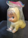 Vintage rubber baby doll/doll with a squeaker, Yugoslavia, packed, 1960s, photo number 3