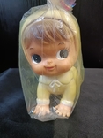 Vintage rubber baby doll/doll with a squeaker, Yugoslavia, packed, 1960s, photo number 4