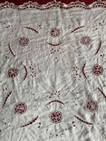 Tablecloth Richelieu linen, photo number 6