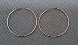 Silver earrings "rings", photo number 3