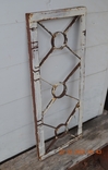 Iron lattice on the window (windows), showcase, frame. One piece. Size: 84x34 cm. Weight 5.3 kg., photo number 2