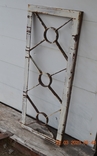 Iron lattice on the window (windows), showcase, frame. One piece. Size: 84x34 cm. Weight 5.3 kg., photo number 3