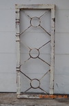 Iron lattice on the window (windows), showcase, frame. One piece. Size: 84x34 cm. Weight 5.3 kg., photo number 4