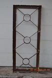 Iron lattice on the window (windows), showcase, frame. One piece. Size: 84x34 cm. Weight 5.3 kg., photo number 8