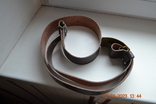 Belt with a harness military army. Star, hammer and sickle. From the USSR. Length 120 cm by 4.5 cm., photo number 7