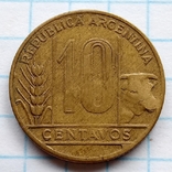 10 сентаво 1950 г. Аргентина, photo number 2