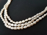 Necklace pearls three strands clasp, photo number 6