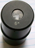 Окуляр микроскопа 6х кратный к микроскопу., фото №2