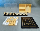 Set of Road Pahod Chess Dominoes Magnetic Vintage Italy, photo number 2