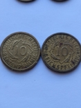 Німеччина. 4 монети Веймарської республіки, 5 і 10 пфенігів., фото №4