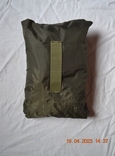 The raincoat is a military tent. Armed Forces of Ukraine (ZSU). From the front. Size 135x100 cm. Raincoat bag: 20x25 cm., photo number 12