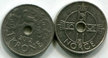 Two coins Norway 1 kroner, photo number 3