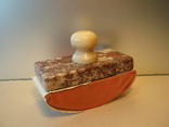 Paperweight press, antique, marble., photo number 3