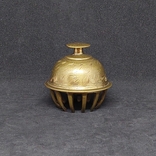 Винтажный колокольчик шар колокол бронзовый колокольчик бронза шар ручная гравировка № 10, photo number 2