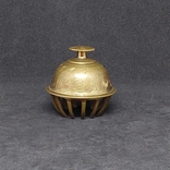 Винтажный колокольчик шар колокол бронзовый колокольчик бронза шар ручная гравировка № 10, photo number 5