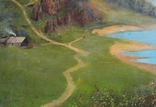 Картина початку 20 століття "Пейзаж", фото №7