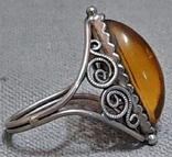 Women's Ring Filigree Metal Silver, photo number 2