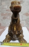 Статуетка Дракон большой Обливная керамика СРСР, фото №7