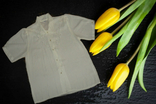 Нарядная красивая блузка молочного цвета Корея, фото №3