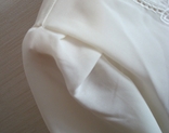 Нарядная красивая блузка молочного цвета Корея, фото №7