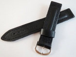 New 18mm Leather Straps. 10 pieces. Black, photo number 3