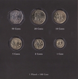 Cyprus Cyprus - set of 6 coins 1 2 5 10 20 50 Cents 2004 in a booklet, photo number 3
