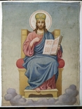 Icon. Jesus Christ. Saved on the throne., photo number 3