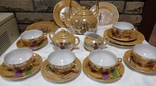 Tea set "Empress", for 6 persons, 21 pieces, bone china, Japan, new, photo number 9