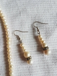 Zestaw Natural Pearls Bransoletka Bransoletka Kolczyki, numer zdjęcia 7