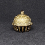 Винтажный колокольчик шар колокол бронзовый колокольчик бронза шар ручная гравировка № 12, photo number 3
