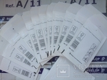 Бандерольный конверт А11 100х160, 100 шт. Польша, белый, фото №2