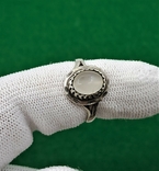 Кольцо Серебро 925 Винтаж Натуральный Камень, фото №6