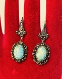 Earrings Silver 916 Scan Filigree, photo number 2