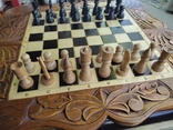 Vintage. Wooden chess, backgammon - handmade., photo number 3