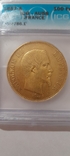 100 франків франція 1857 AU-58 в коробці, фото №2