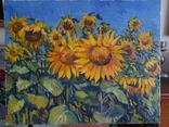 Painting Taras Dudka ''Sunflowers'' 40/50 canvas/oil on canvas 2015, photo number 4