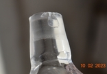 Glass (crystal) bottle for perfume, perfume. Height 18 cm. No2, photo number 8