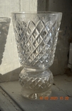 Crystal vase. Crystal. Made in the USSR. Height 22 cm. No. 2, photo number 3