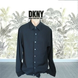 Donna Karan оригинал мужская стильная рубашка дл рукав черная, фото №2