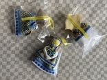 Мотанка - жовто-блакитний сувенір лялька з підвіскою, фото №7