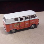 Модель микроавтобуса Volkswagen 1963 LOVE длина 11,5 см., фото №4