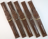 New 18mm Leather Straps. 5 pieces. Brown, photo number 2