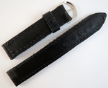 New 18mm Leather Straps. 5 pieces. Black, photo number 8
