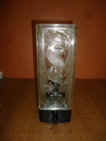 Night light, lamp, lamp of the USSR.Dragon, snake., photo number 3