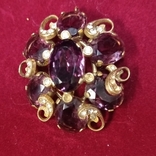 Antique pendant "Angelica", 50s of the twentieth century, gilding, vintage, USA., photo number 13