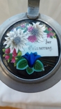 Hand-painted lid, enamel, photo number 3