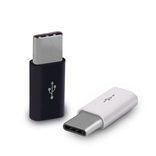 Przejściówka Adapter USB Micro USB na Type - C Biały / Czarny, numer zdjęcia 6